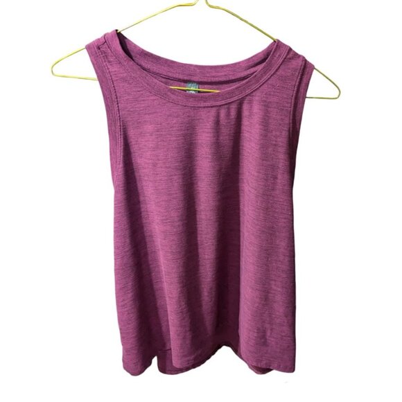 Kyodan | Muscle Tee Sporty Tank Top Sleeveless Activewear  Red Wine | Size: M - Picture 10 of 13